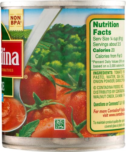 CONTADINA Tomato Sauce, 8 oz Can (Pack of 2)