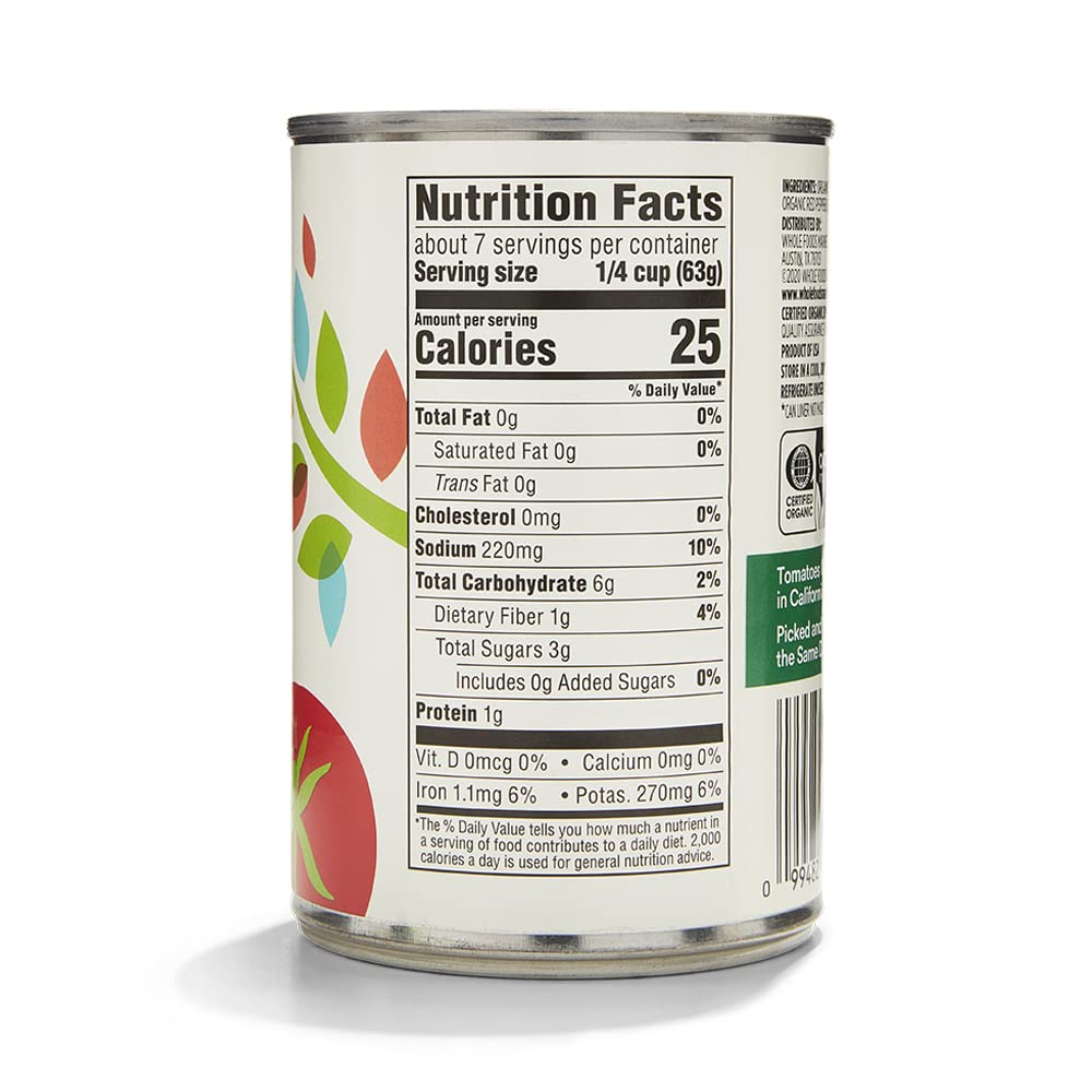 365 by Whole Foods Market, Organic Tomato Sauce, 15 Ounce
