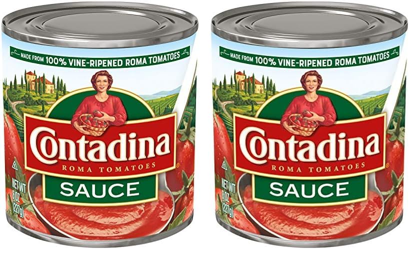 CONTADINA Tomato Sauce, 8 oz Can (Pack of 2)