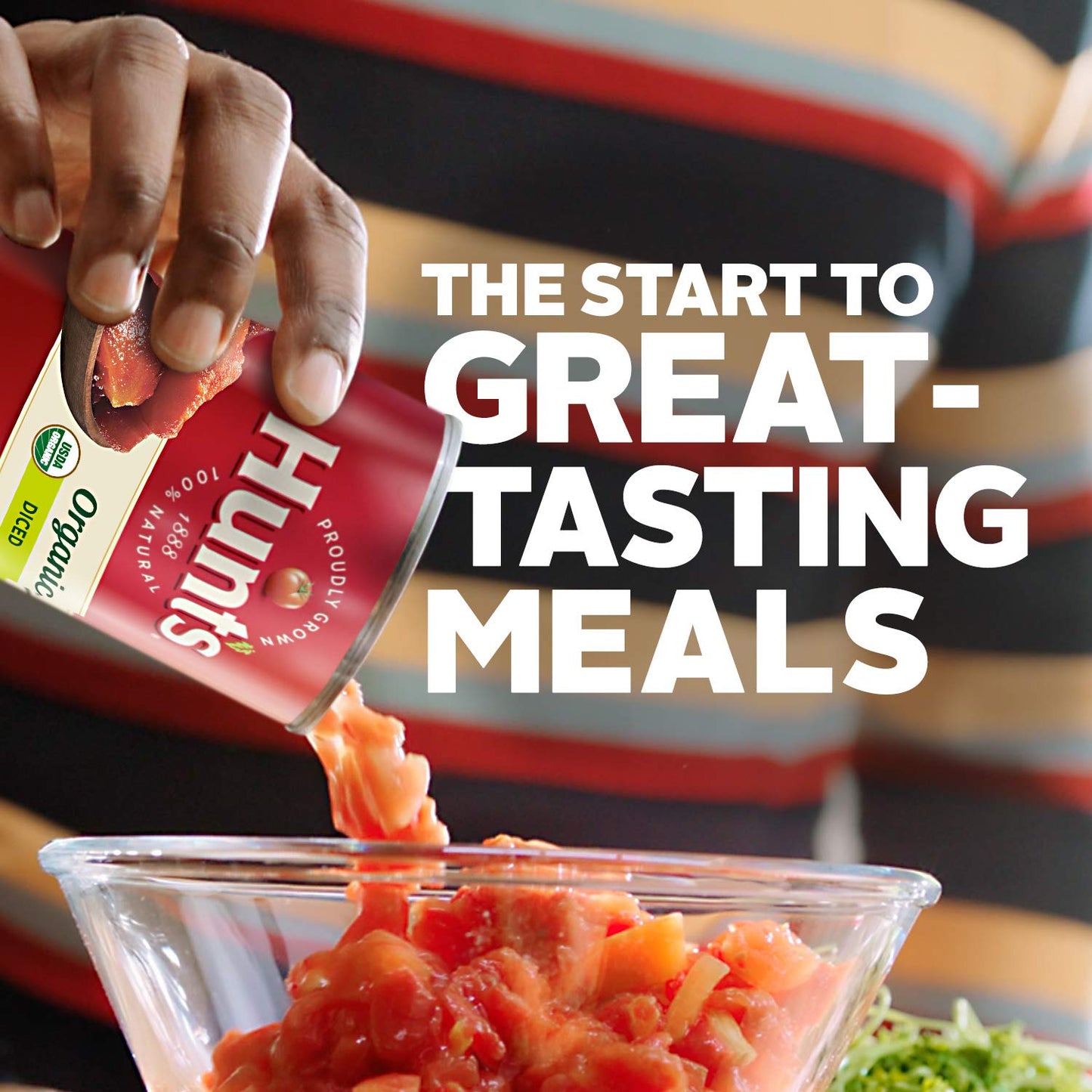 Hunt's Organic Diced Tomatoes, 14.5 oz, 12 Pack