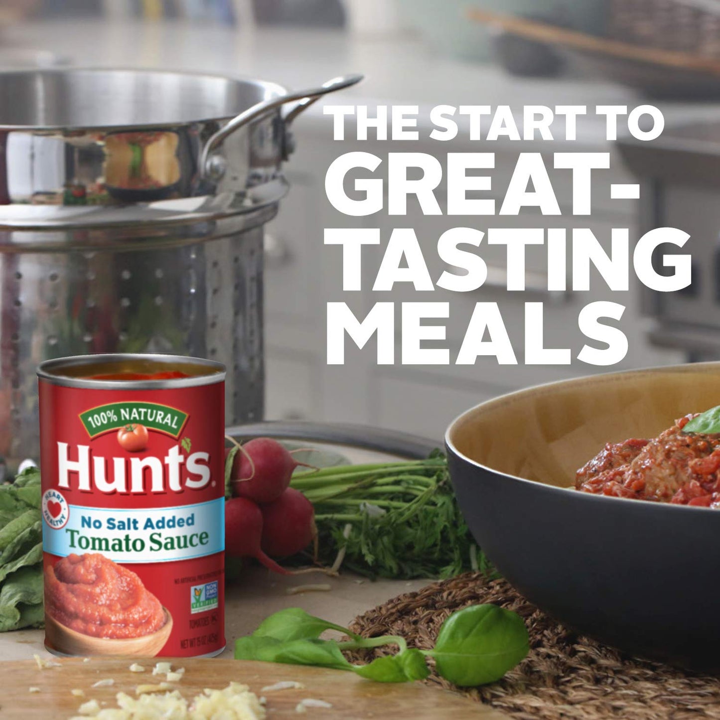 Hunt's Tomato Sauce No Salt Added, 15 oz (Pack of 6)