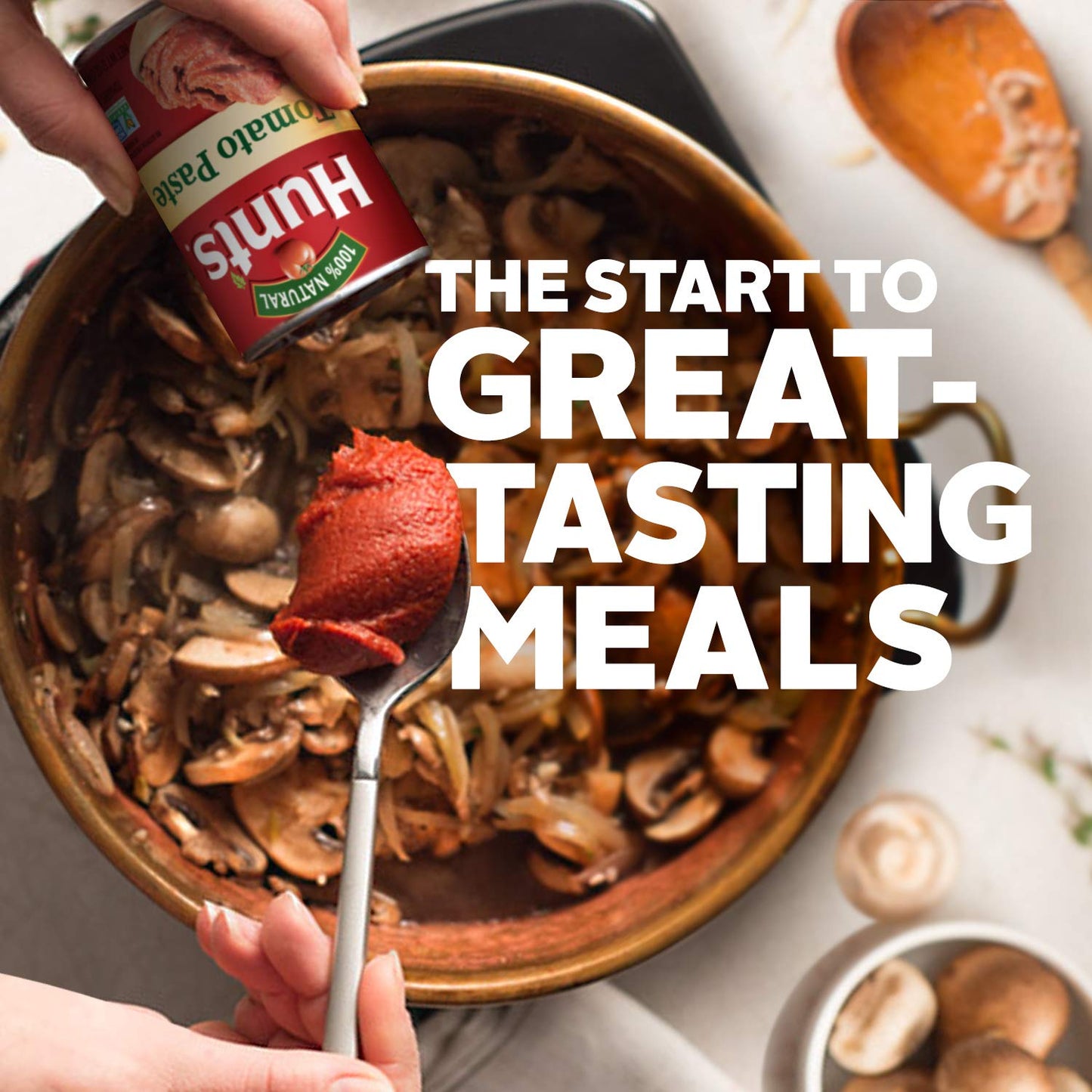 Hunt's Tomato Paste, Keto Friendly, Unflavored 12 oz (Pack of 6)