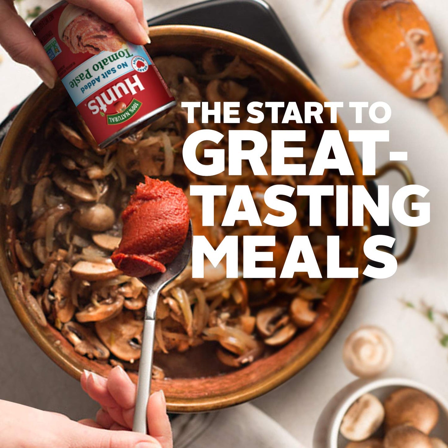 Hunt's Tomato Paste No Salt Added, 6 oz, 12 Pack