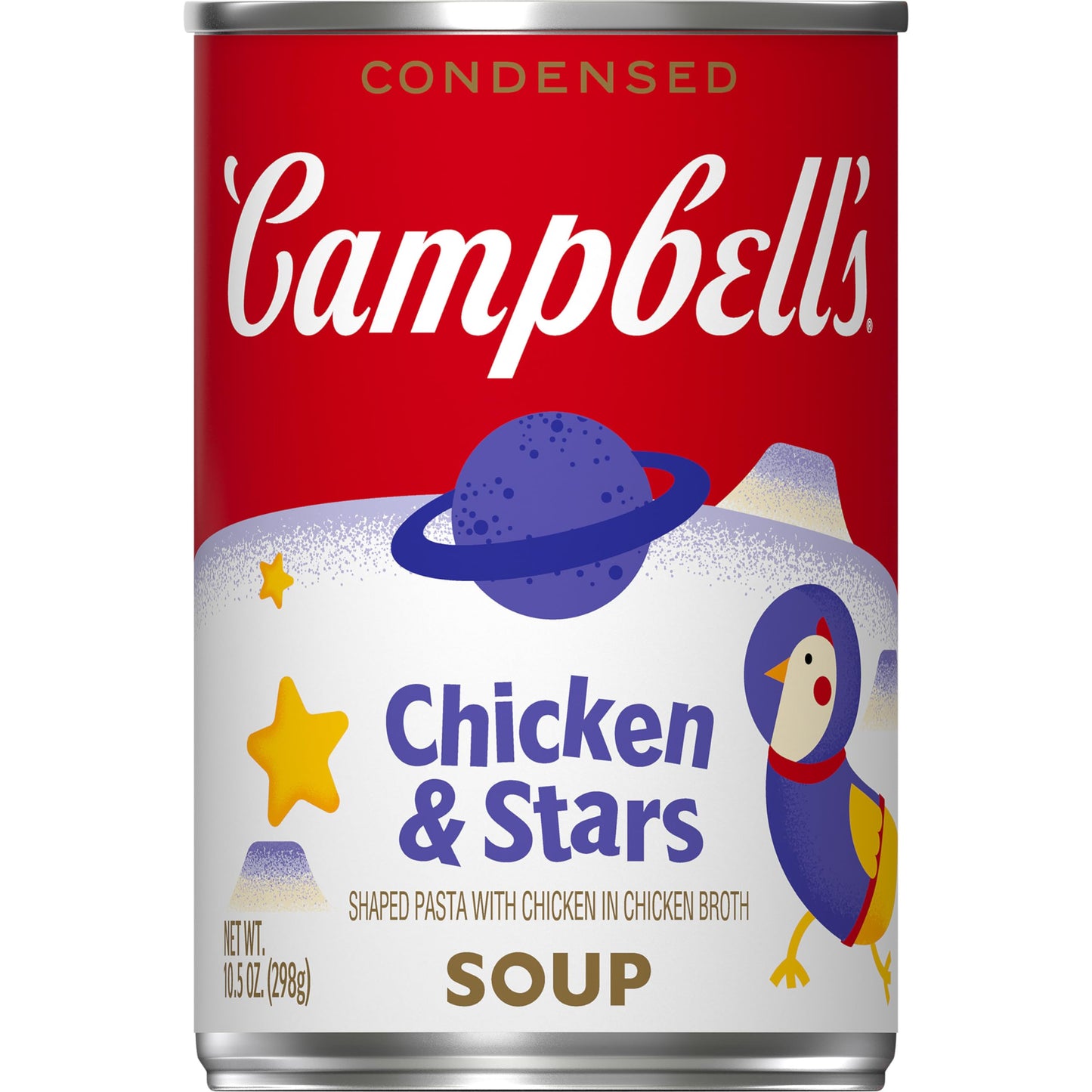 Campbell's Condensed Kids Soup, Chicken & Stars Soup, 10.5 Ounce Can