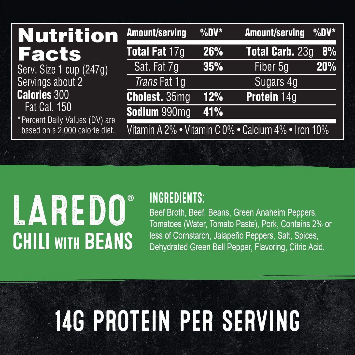 STAGG Laredo Chili With Beans, 15 Oz (Pack of 6)
