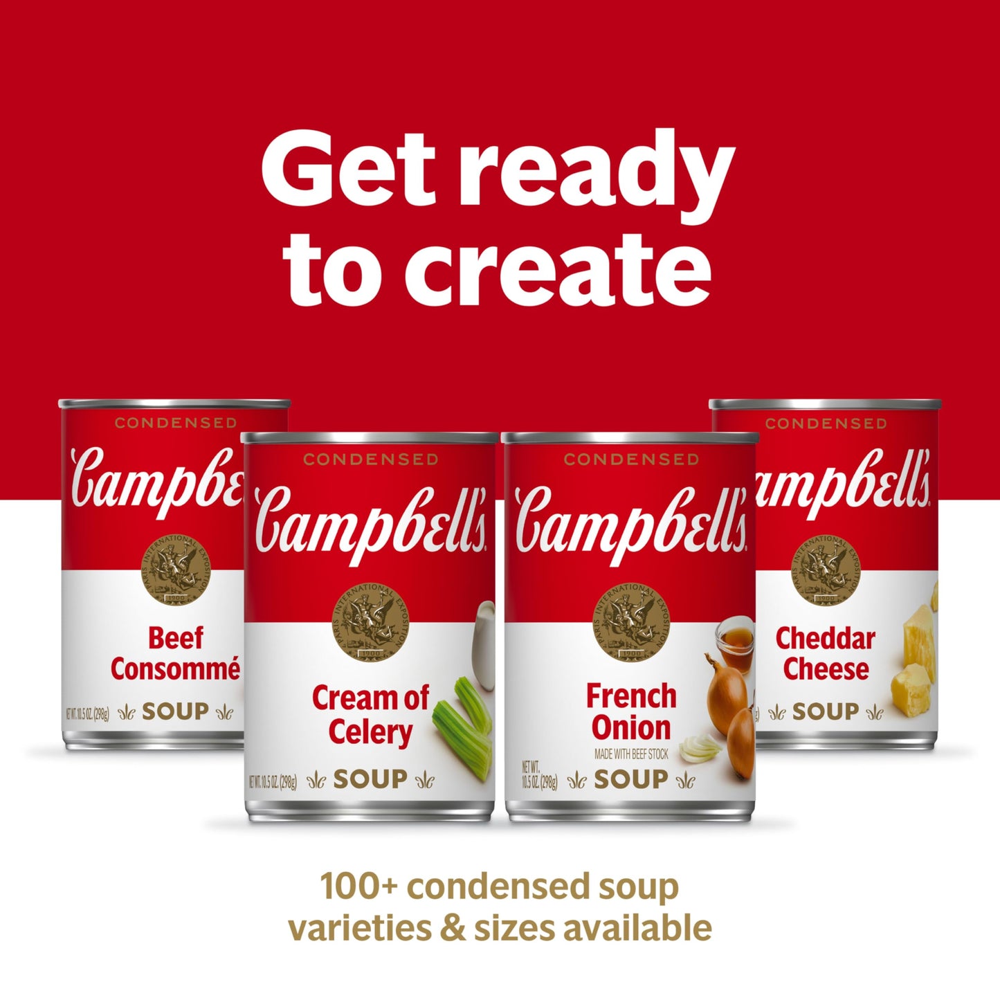 Campbell's Condensed Cheddar Cheese Soup, 10.5 Ounce Can (Pack of 12) (Packaging May Vary)