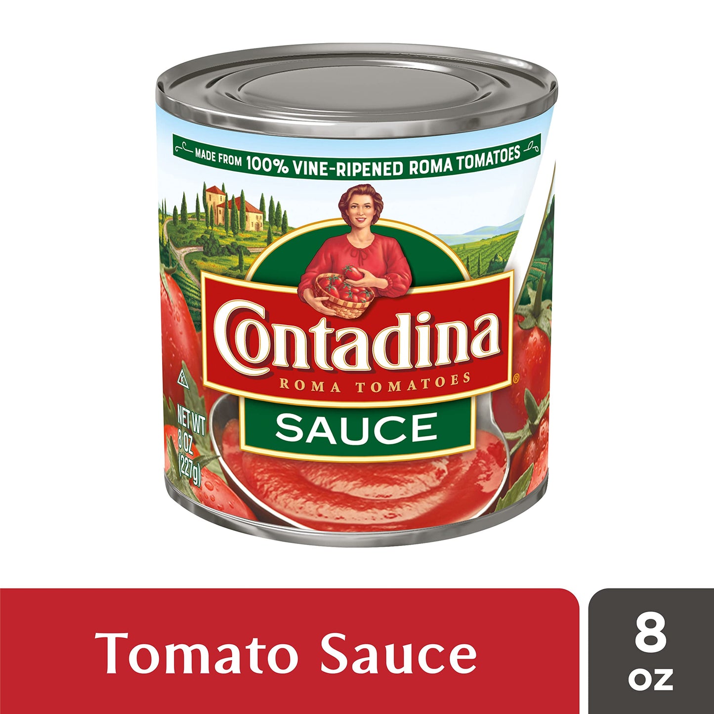 CONTADINA Tomato Sauce, 8 oz Can (Pack of 2)