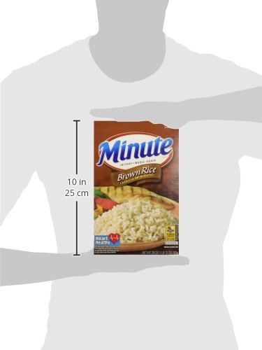 Minute Brown Rice, Instant Brown Rice for Quick Meals, 28-Ounce Box (Pack of 4)