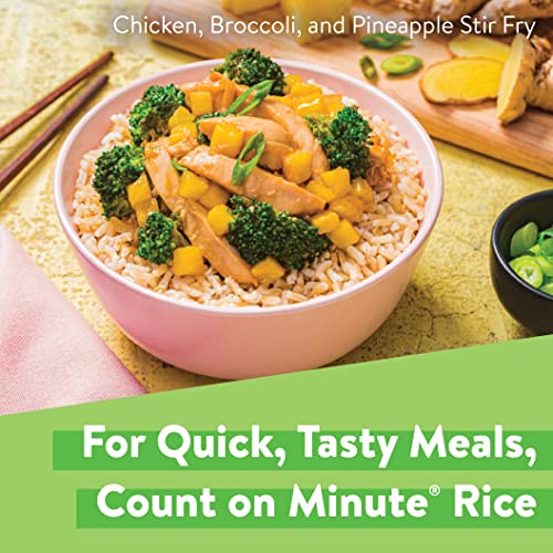 Minute Brown Rice, Instant Brown Rice for Quick Meals, 28-Ounce Box (Pack of 4)