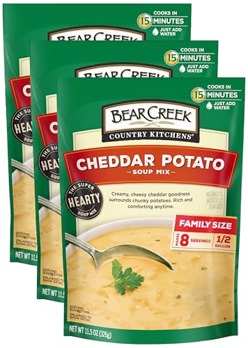 Bear Creek Soup Mixes, Cheddar Potato, 8.4 Ounce (Pack of 3)