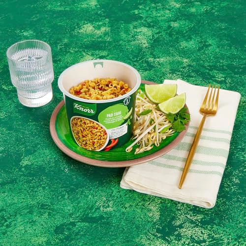 Knorr Pasta Cup Pad Thai 8 ct For a Quick and Easy Meal Made with 100% Real Vegetables