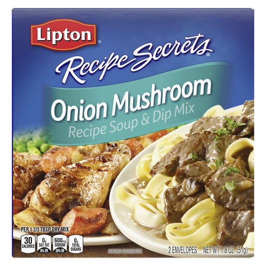Lipton Recipe Soup and Dip Mix For a Delicious Meal Onion Mushroom Great